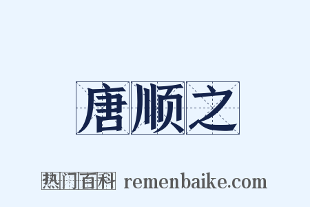 唐顺之是什么意思的图片